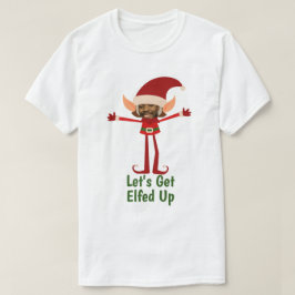 Camiseta Elf Fez A Foto De Natal Com A Cabeça