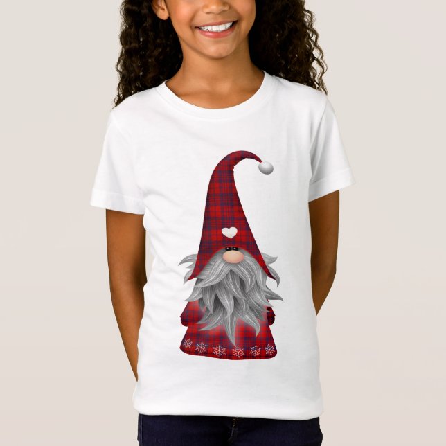 Camiseta Elf Gnome de Natal bonito (Frente)