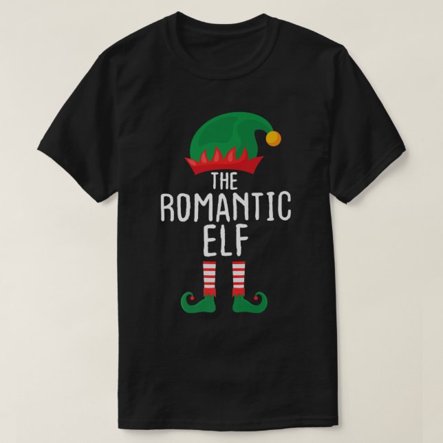 Camiseta Elf Romântico Funny Irmão Correspondente Grupo C (Frente do Design)