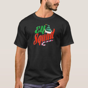 Camiseta Elf Squad Christmas Mating Family Candy Cama Xma