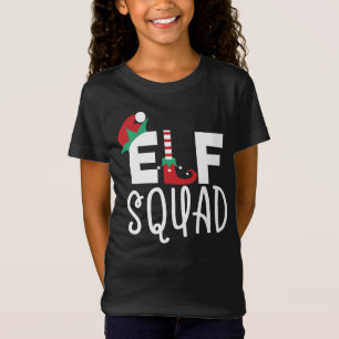 Camiseta Elf Squad Engraçado Família Reunindo Figurino de N