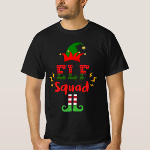Camiseta ELF SQUAD FUNNY - T-Shirt FUN DE NATAL