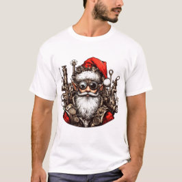 Camiseta Elf Steampunk dos papais noeis - Prontos para ação