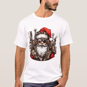 Camiseta Elf Steampunk dos papais noeis - Prontos para ação