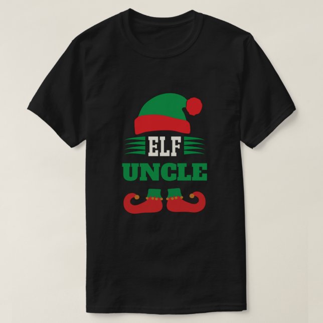 Camiseta Elf Tio Basic Dark T-Shirt (Frente do Design)