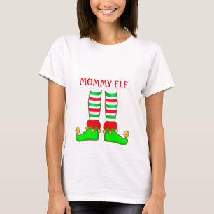 Camiseta Elfo de Natal da Mamãe Moderna