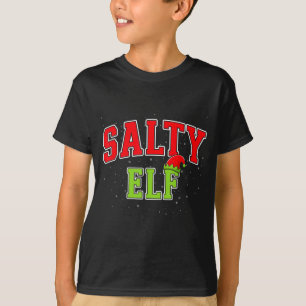 Camiseta Elfo Salgado Natal Família Correspondente Grupo Na