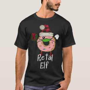 Camiseta Elfo Varejista Quarentena Natal Elfo Donut 2020 Eu