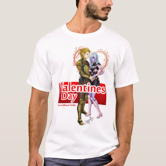 Camiseta Elfos - Valentine's Day (Frente)