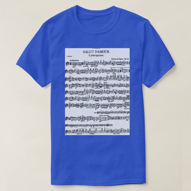 Camiseta Elgar Salut Damp39Amour (Frente do Design)