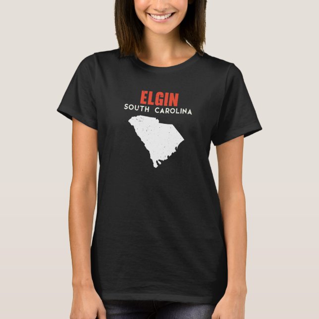 Camiseta Elgin South Carolina USA State America Travel (Frente)