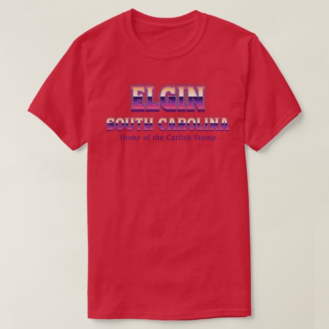 Camiseta Elgin South olina (Frente do Design)