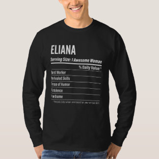 Camiseta Eliana Nutritional Facts Serving Size Calories