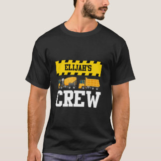 Camiseta Elijah Construction Crew Custom Dumpcaminhão Tru