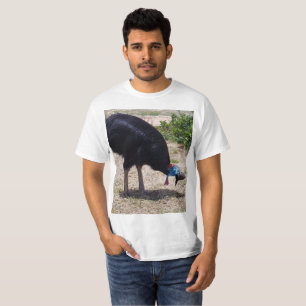 Camiseta Eliminador de Insetos de aves Cassowary,