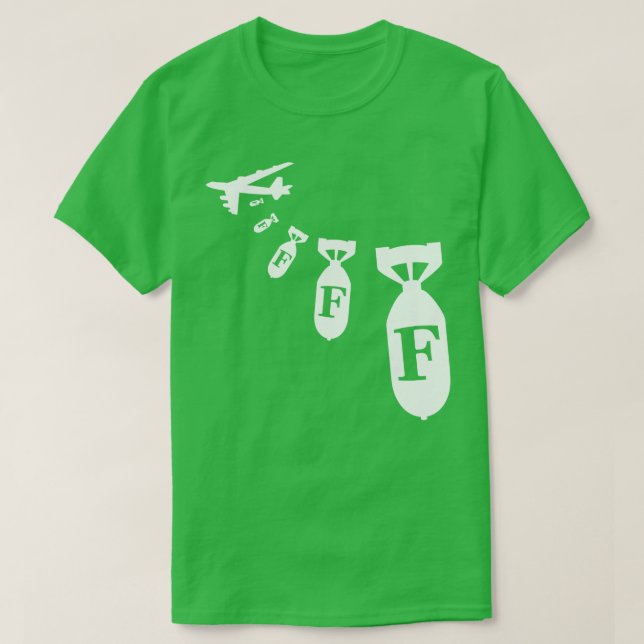 Camiseta Eliminar FBombs (Frente do Design)