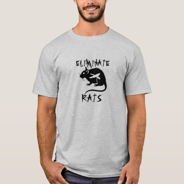 Camiseta Elimine ratos (Frente)