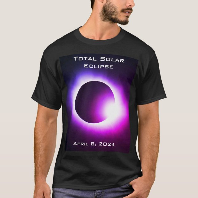 Camiseta Elipse solar total 8 de abril de 2024 (Frente)