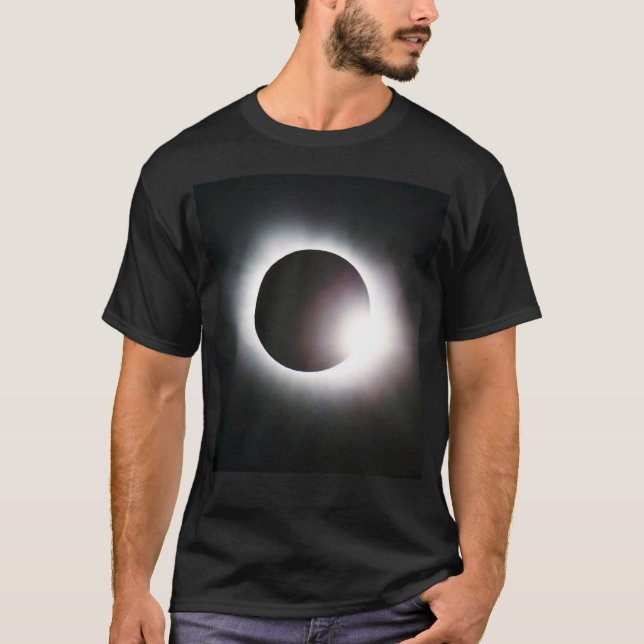 Camiseta Elipse solar total 8 de abril de 2024 lua solar (Frente)