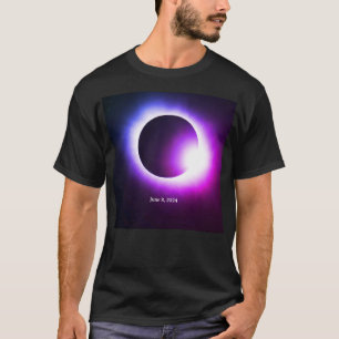 Camiseta Elipse solar total 8 de junho de 2024 Sol da Lua
