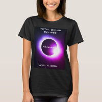 Elipse solar total do Arkansas em 8 de abril de 20