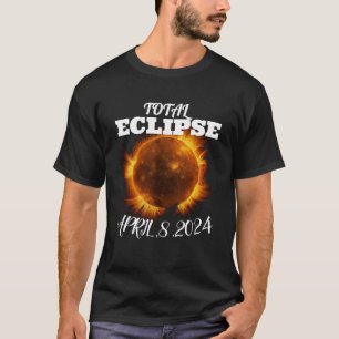 Camiseta Elipse total, eclipse solar dos EUA 2024