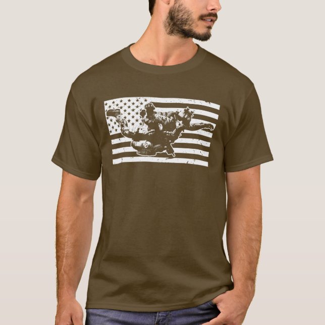 Camiseta Elite Paratroopers: US Army Airborne (Frente)