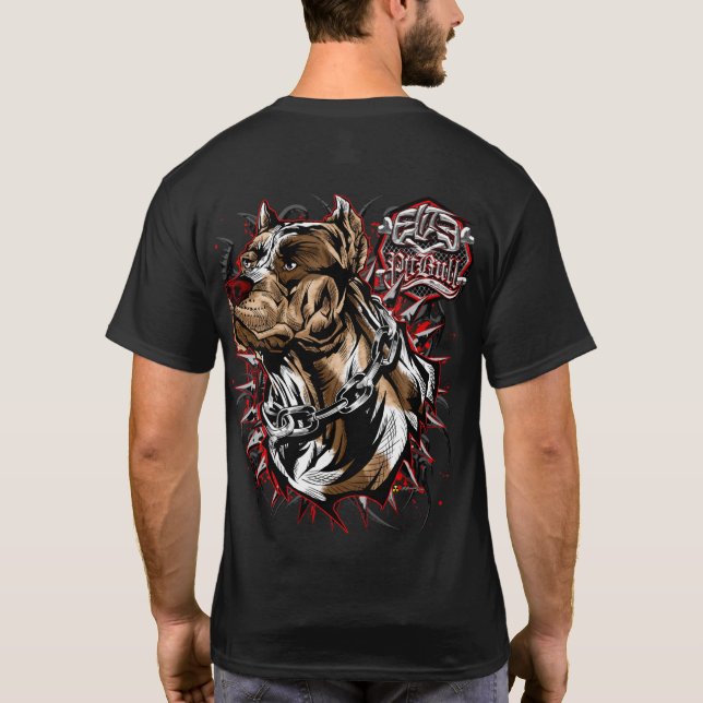 Camiseta Elite PitBull Clássico (Verso)