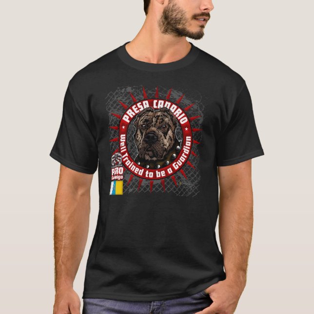 Camiseta Elite Presa Canario - guardião (Frente)
