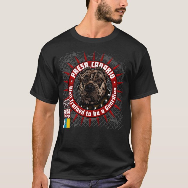 Camiseta ElitE Presa Canario - Guardião (Frente)