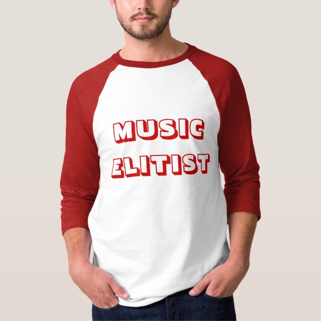 CAMISETA ELITISTA DA MÚSICA (Frente)