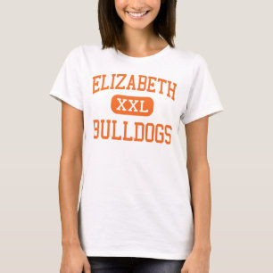 Camiseta Elizabeth - buldogues - alta - Elizabeth Louisiana