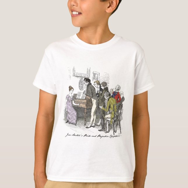 Camiseta Elizabeth Executa - Jane Austen Orgulho e Preconce (Frente)