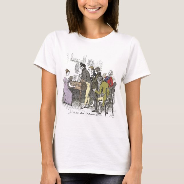 Camiseta Elizabeth Executa - Jane Austen Orgulho e Preconce (Frente)