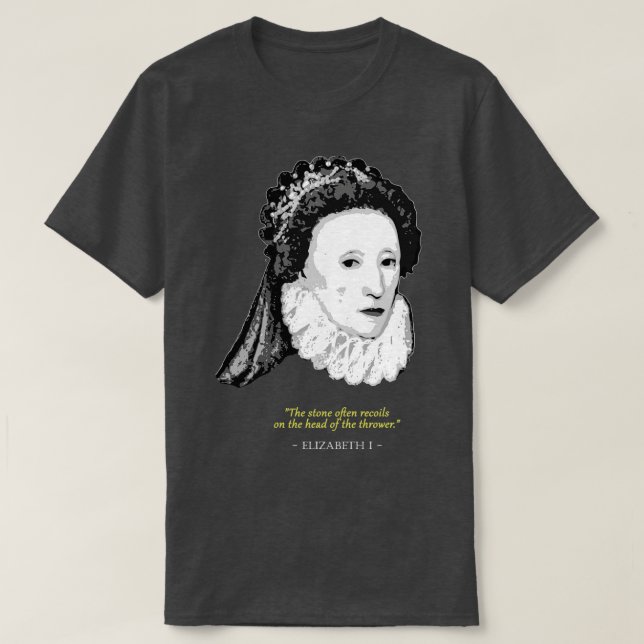 Camiseta Elizabeth I Cote (Frente do Design)