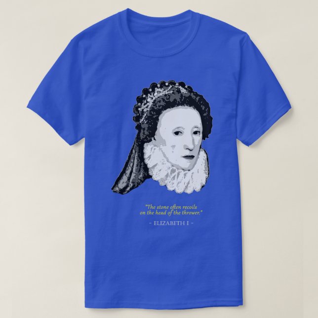 Camiseta Elizabeth I Cote (Frente do Design)
