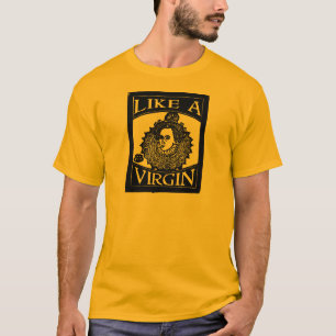 Camiseta Elizabeth I Xilogravura, Como uma Virgem