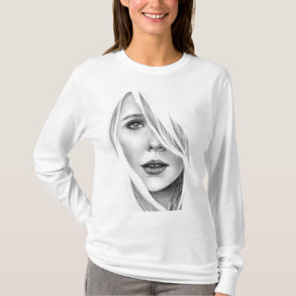 Camiseta Elizabeth olsen Basic Long Sleeve T-Shirt