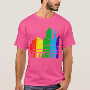 Camiseta Elizabeth Pride Elizabeth LGBT Gift Suporte LGBTQ