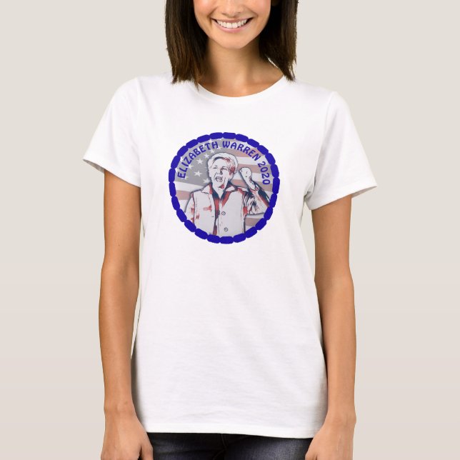 Camiseta Elizabeth Warren para Apresentação 2020 (Frente)