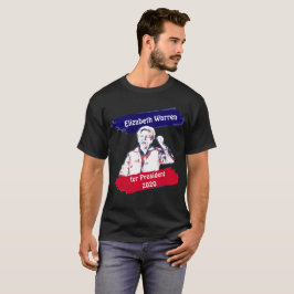 Camiseta Elizabeth Warren para as eleições do Presidente 20