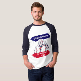 Camiseta Elizabeth Warren para as eleições do Presidente 20
