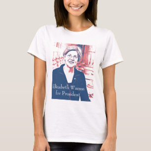 Camiseta Elizabeth Warren para as eleições do Presidente 20