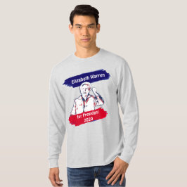 Camiseta Elizabeth Warren para as eleições do Presidente 20
