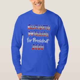 Camiseta Elizabeth Warren para o Presidente 2020