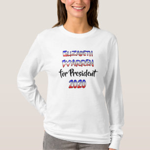 Camiseta Elizabeth Warren para o Presidente 2020
