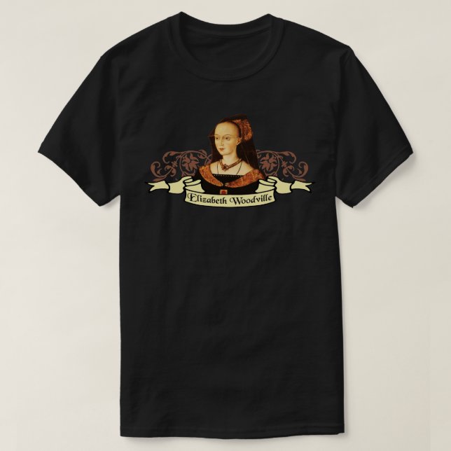 Camiseta Elizabeth Woodville (Frente do Design)