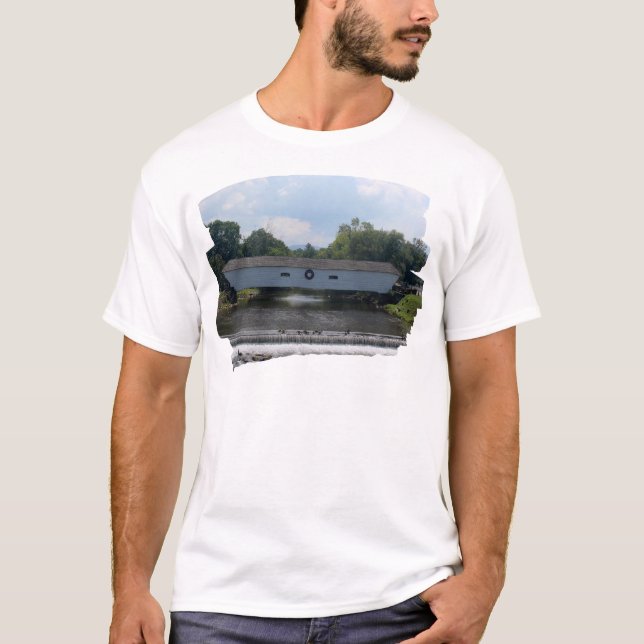 Camiseta Elizabethton Covered Bridge (Frente)