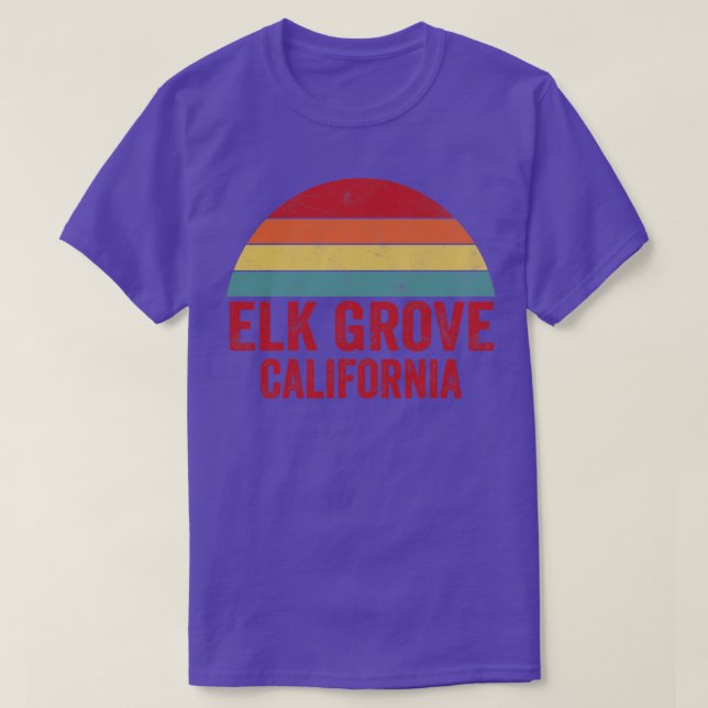 Camiseta Elk Grove, Califórnia 2 (Frente do Design)
