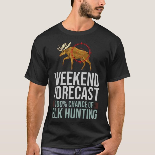 Camiseta Elk Hunter no Colorado 2 (Frente)